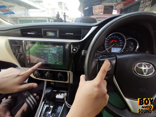 Toyota Altis 2014 ติดตั้งจอแอนดรอยตรงรุ่น DZ จอใหญ่ RAM2Rom32 ใช้งานได้ดี รองรับการใช้งานคู่กับwifi 2