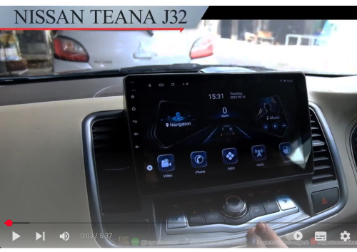 จอแอนดรอยด์ตรงรุ่น NISSAN TEANA J32 หน้าจอใหญ่ขนาด9 นิ้ว รองรับใช้งานคู่กับระบบเดิมติดมาจากโรงงาน  ใ