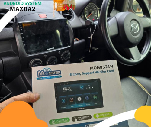 จอแอนดรอยด์ตรงรุ่น MAZDA2 ติดตั้งง่าย ฟังก์ชันครบครัน