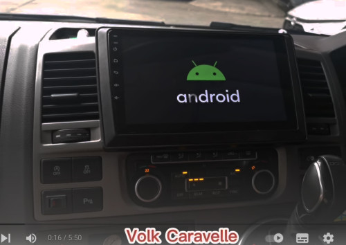 จอแอนดรอยด์ตรงรุ่น volk caravelle ติดตั้งง่าย ฟังก์ชันครบครัน
