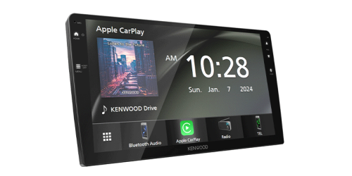 KENWOOD DMX80AXS จอ9นิ้ว อุปกรณ์รับสัญญาณดิจิตอลมีเดียพร้อมจอภาพ Apple CarPlay แบบมีสายและไร้สาย And 2