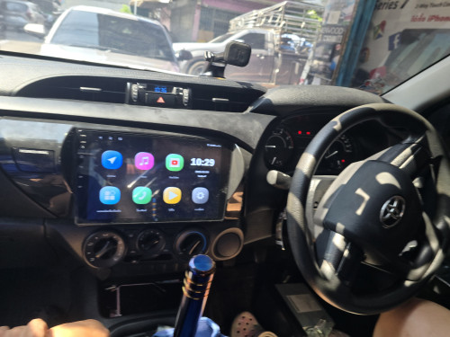 toyota revo ใครยังจอเดิมอยู่…ต้องอ่านโพสต์นี้ จอแอนดรอยตรงรุ่น ไม่ตัดต่อสายใช้ ใช้งานแผนที่ออนไลน์ c