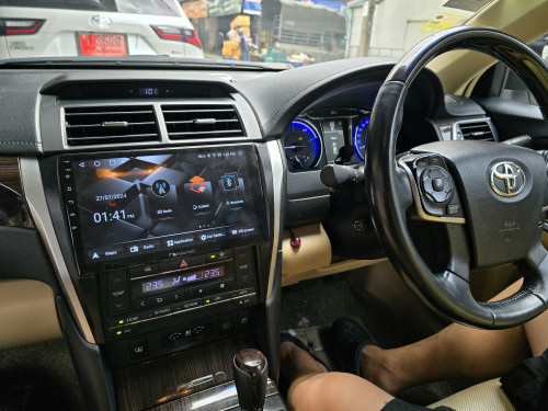 toyota camry 2016 เปลี่ยนจอแอนดรอยด์ตรงรุ่น monster spec ram6 rom 128 รองรับใส่ซิมเน็ต รองรับ carpla 1