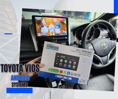 จอแอนดรอยด์ตรงรุ่น toyota vios ติดตั้งง่าย ฟังก์ชันครบครัน หมดปัญหายุ่งยากเรื่องการแปลงสายไฟ! ที่บอย