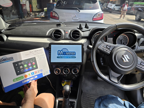 Suzuki Swift ผลงานติดตั้งจอแอนดรอยด์ตรงรุ่นในรถ ที่ร้านบอยออโต้ซาวด์ คลองเตย กทม ครับ สนใจทักไลน์ 08 1