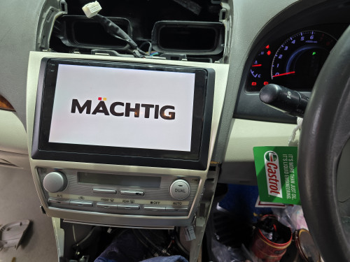 toyota camry 2010 ติดตั้งจอแอนดรอยด์ Machtig ram4 rom64 preout 5v. รุ่นนี้เสียงดีขั้นสุดครับ 1