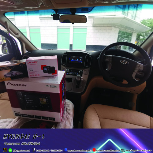 ดระบบ car multimedia system สำหรับ HYUNDAI H-1 งานนี้บริการลูกค้านอกสถานที่ อำนวยความสะดวกให้สุดๆกัน