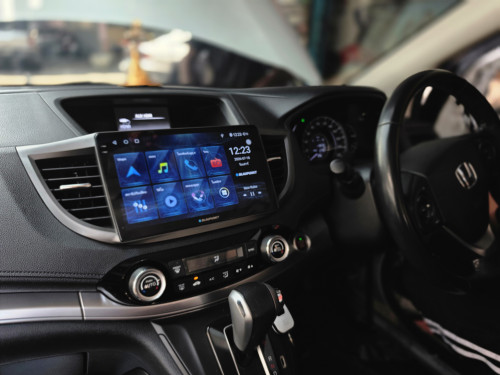 honda crv gen4 เลือกใช้งานจอแอนดรอยแบรนด์เยอรมัน blaupunkt stuttgart 1000 จอขนาด 10 นิ้ว คมชัดระดับ 