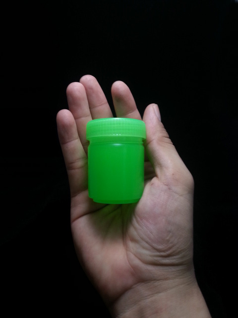 ขวด 40 ml. พลาสติก สีเขียว 2