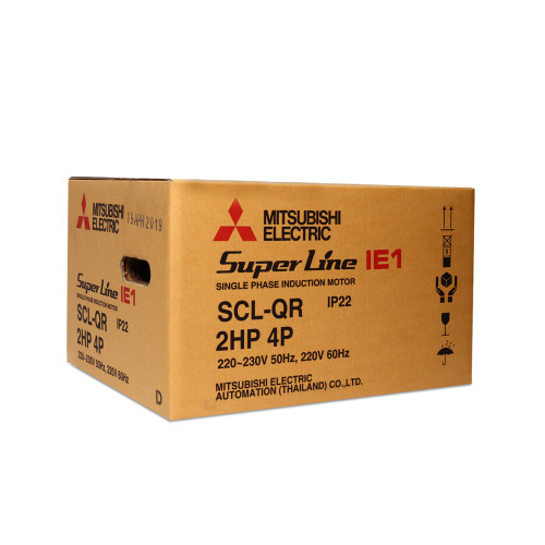 มอเตอร์ MITSUBISHI SCL-QR 2 HP 220v 1450rpm O 28mm 2