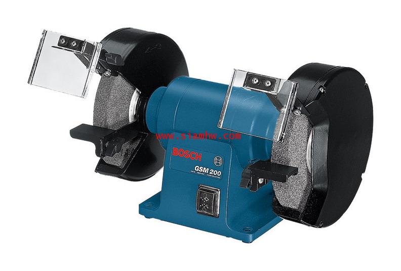 มอเตอร์หินไฟ 8นิ้ว BOSCH Double-wheeled bench grinder GSM200
