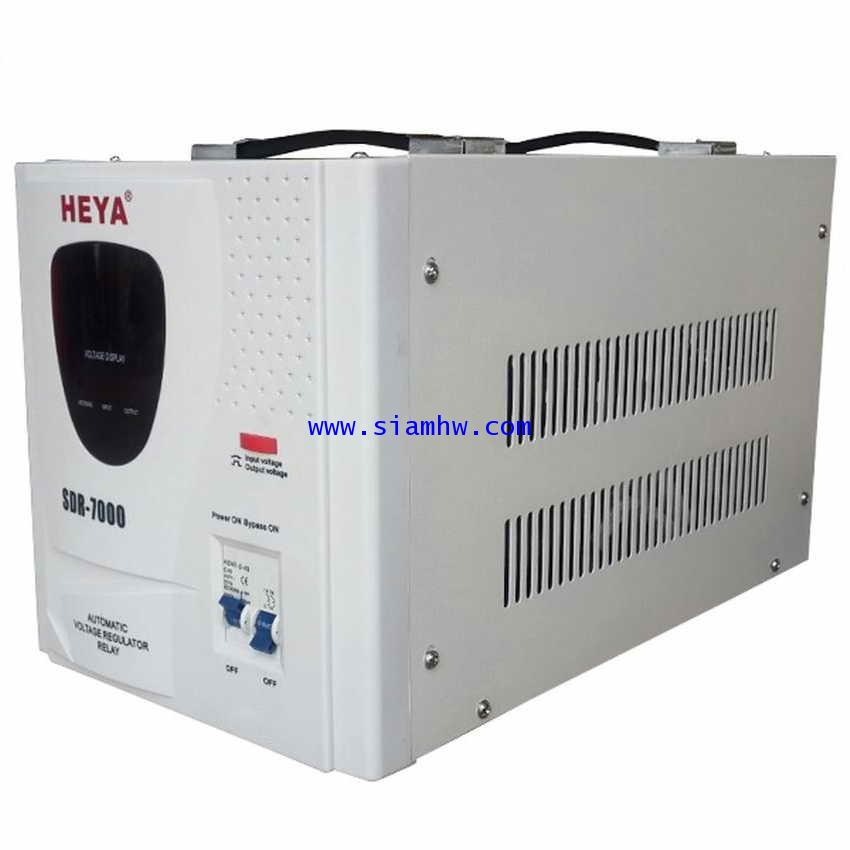 HEYA ตู้เพิ่มแรงดันไฟอัตโนมัติ ขนาด 5600W 220V ร่น SDR-7000