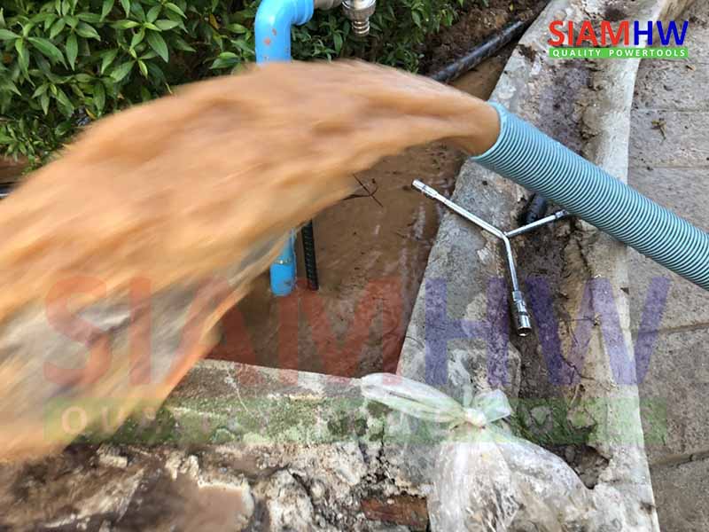 SIAMHW DSU-50 ปั๊มน้ำไฟฟ้า 3แรงม้า 2.2KW ขนาด 2นิ้ว เหมาะสูบบาดาล สูบน้ำสระ คลอง(Self Priming) 3