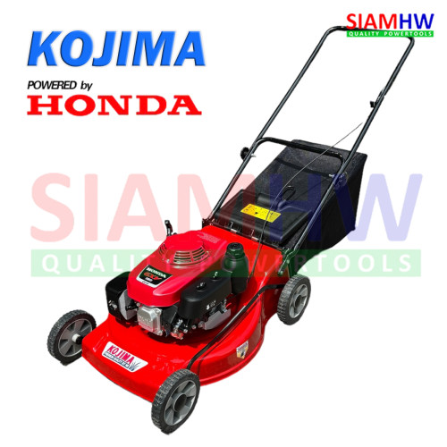 รถตัดหญ้า 21นิ้ว มีกล่องเก็บหญ้า HONDA GXV160 KOJIMA ปรับความสูงได้ 10 ระดับ
