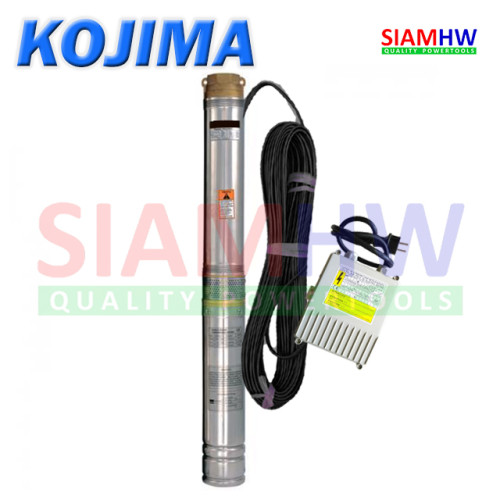 KOJIMA ซับเมอร์ส ปั๊มบาดาล 2 HP 16 ใบพัด ท่อส่ง 1.5 นิ้วHead 115 เมตร 100QJD316-1.5 (บ่อ 4-6 นิ้ว)