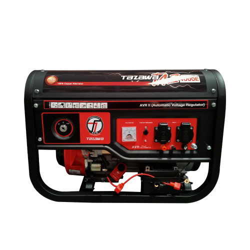 TAZAWA TAZ4000E เครื่องปั่นไฟ เบนซิน 3.2KW 7แรงม้า (กุญแจสตาร์ท) รับประกัน 1ปี *THIIE 2