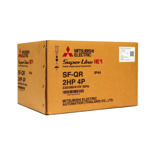มอเตอร์ MITSUBISHI SF-QR 2 HP 220/380v 1450rpm O 24mm 4