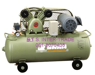 ปั๊มลมสวอน2แรงม้า พร้อมมอเตอร์380V รุ่น SVP-202/380V-106L