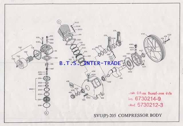 ชุดวาล์ว 5 แรง SV-205 1