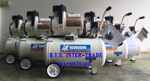 ปั๊มลมสวอน1.5แรงถัง22ลิตร ไม่ใช้น้ำมัน รุ่น DR-115-22L 2