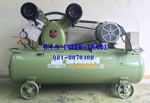 ปั๊มลมสวอน3แรง พร้อมมอเตอร์ รุ่น SVP-203/220V-155L