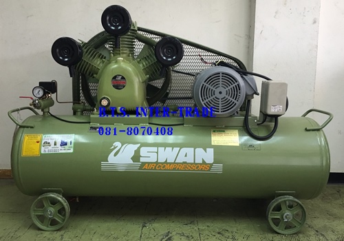 ปั๊มลมswan10แรงถัง300ลิตรพร้อมมอเตอร์380V รุ่น SWP-310/380V-300L