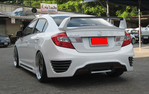 สปอยเลอร์หลัง Civic 2012 ทรง Type R