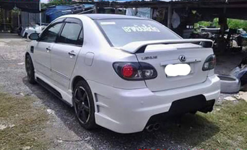 กันชนหลัง Altis03-06 ทรง AeroSpeed