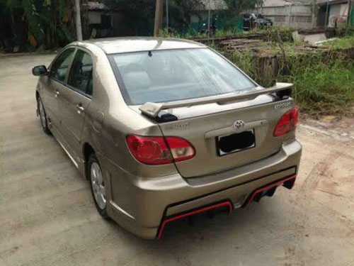 กันชนหลัง Altis03-06 ทรง Type R 2015