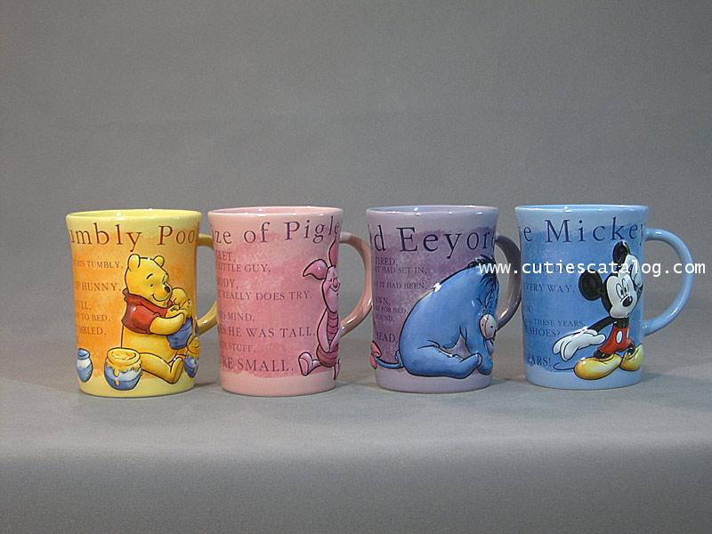 แก้วดิสนีย์ ชุดนูนเล็ก (disney mug : set)