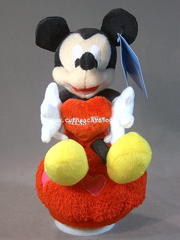 ตุ๊กตามิคกี้ กล่องดนตรี ถิอหัวใจ(Mickey Doll and Music)