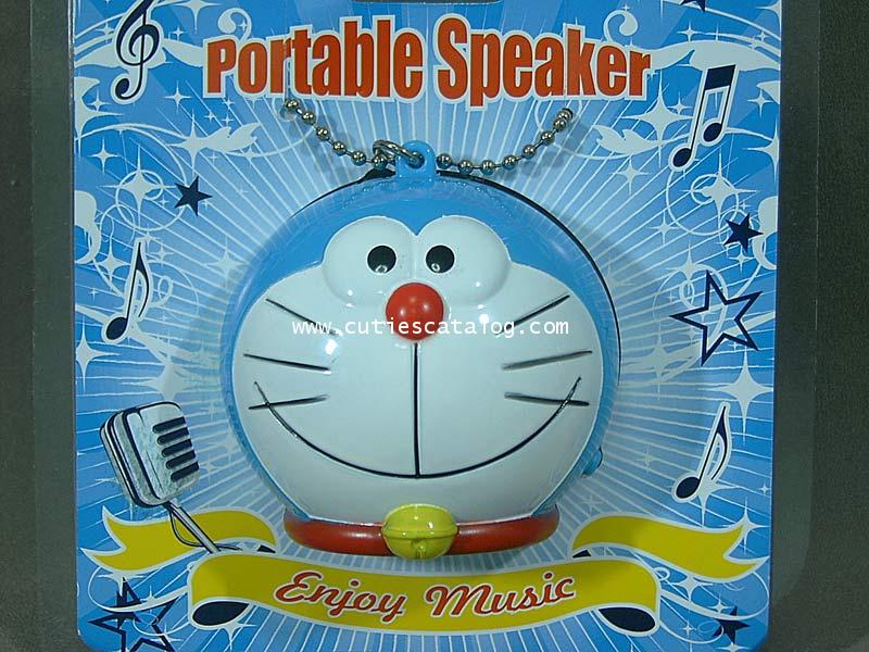 ลำโพง แบบพกพา หัวโดเรมอน Doraemon portable speaker