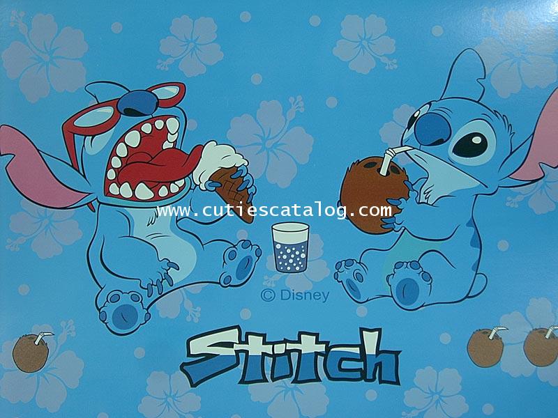 สติกเกอร์ติดโน๊ตบุ๊คลายสติช Stitch แบบ 1