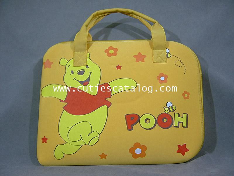 กระเป๋าโน๊ตบุ๊คหมีพูห์/ซอฟท์เคสหมีพูห์ Pooh softcase notebook