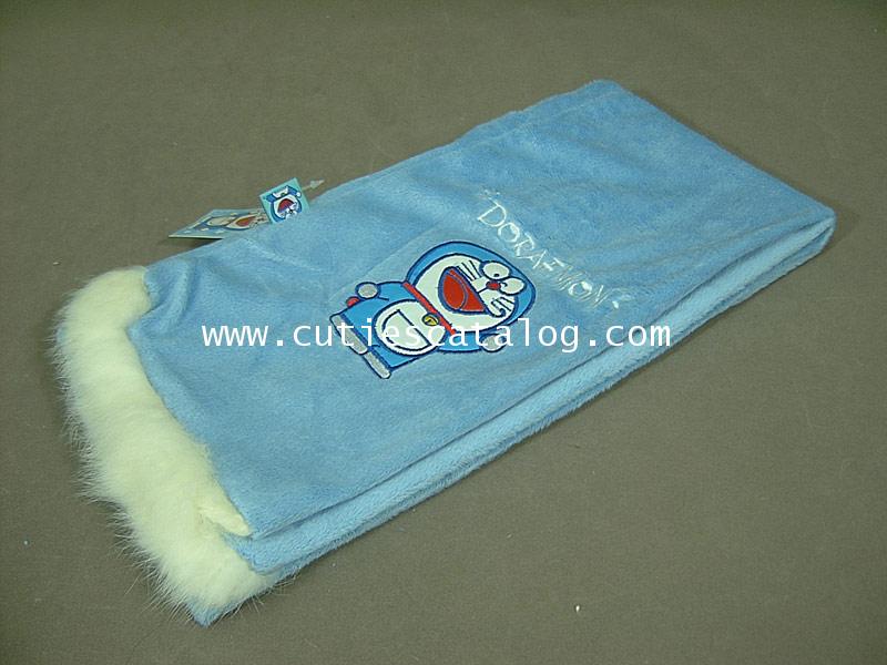 ผ้าพันคอลายโดเรมอน Doraemon scarf แบบ 2