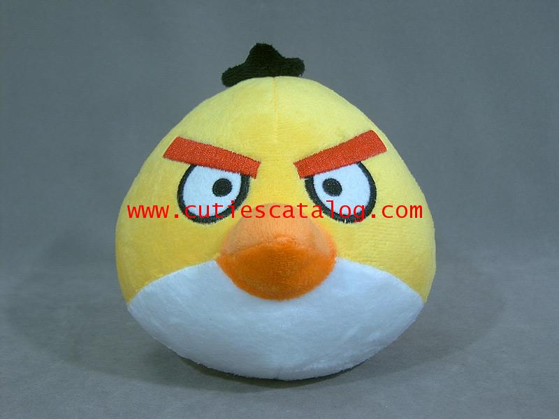 ตุ๊กตาแองกรีย์ เบิร์ด@นกพิโรธหมูสุดฮิต Angry birds สีเหลือง ขนาด S-1