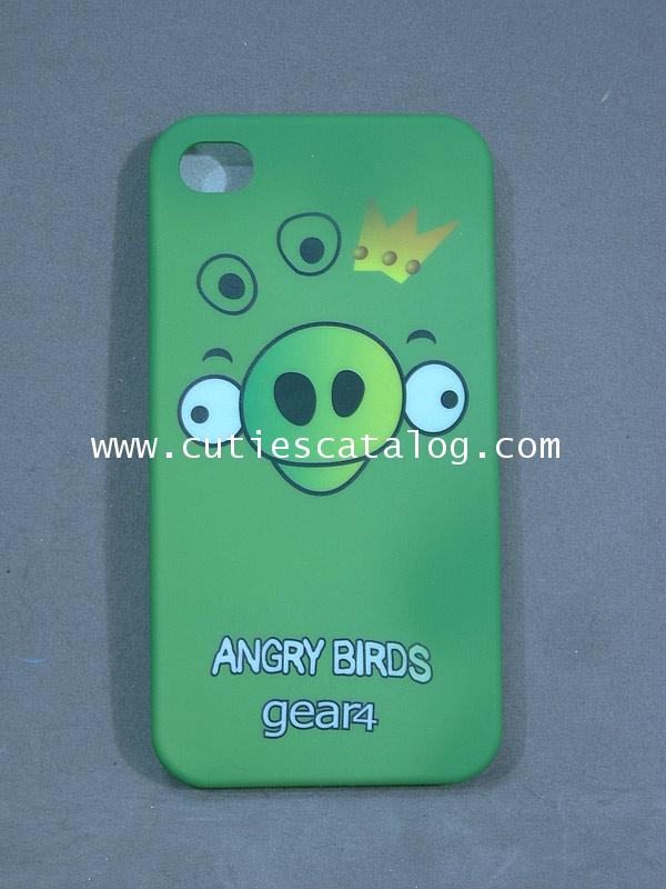 เคสไอโฟน 4 ลายหมูสุดฮิต Angry birds Iphone 4 case (หน้ากาก/กรอบไอโฟน) อังกรีย์ เบิร์ดแบบ 4