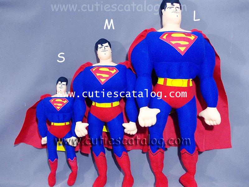 ตุ๊กตาซูปเปอร์แมน Superman แบบ 1 ทั้งชุด 3 ขนาด S, M, L