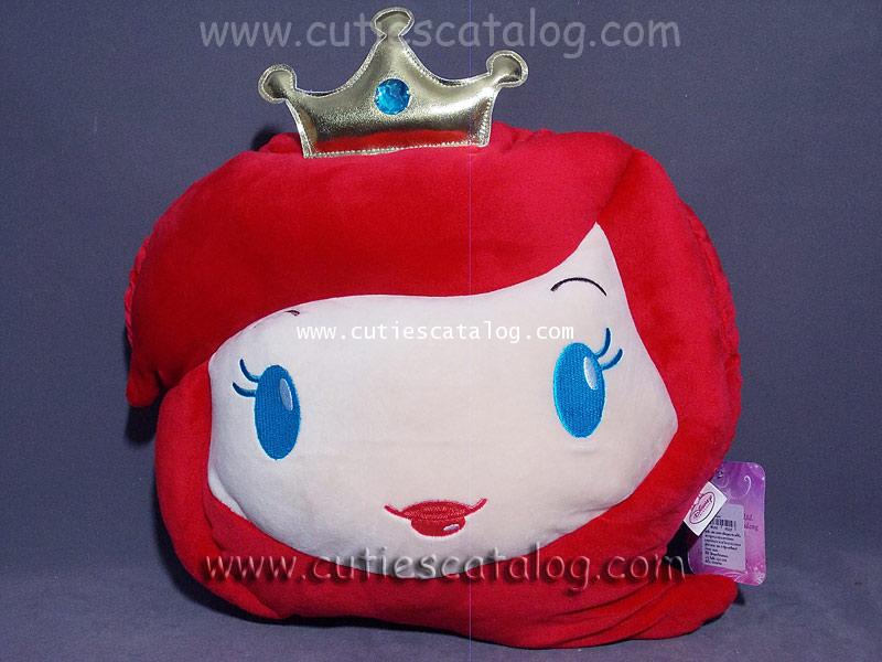 หมอนอิง/พิง เจ้าหญิงแอเรียล Ariel Princess แบบหน้า 3D