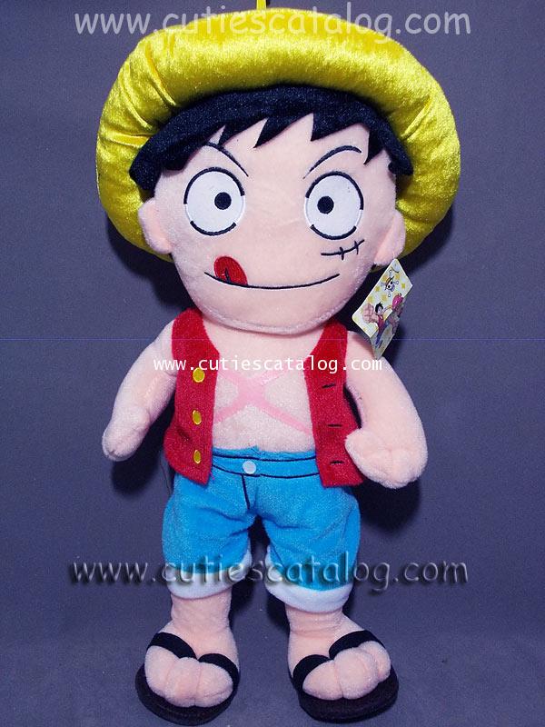ตุ๊กตาลูฟี่ แบบยืน ขนาด L แบบ 2 ตุ๊กตาลูฟี่ Luffy @ จากเรื่องวันพีช One Piece