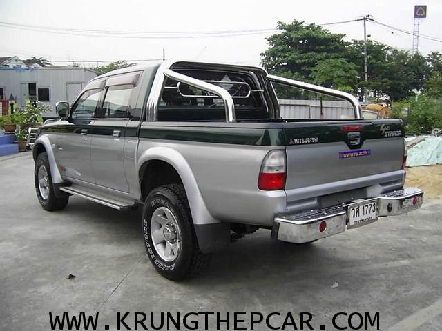 Rqq  MITSUBISHI STRADA GRANDIS 2.5VG TURBO ปี 2003 เขียวทูโทนAIRBAGเข้าศูนย์ตลอด มือ1 $A07  แทรคยาง 1