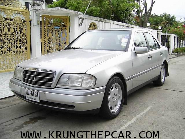 Rqq BENZ C180 ท๊อป ปี 1997 สีบรอนซ์เงิน ออโต้ 2AIRBAGเบาะหนังแท้ปรับไฟฟ้าคู่ รีโมตบน แอร์จอยาว$A01-