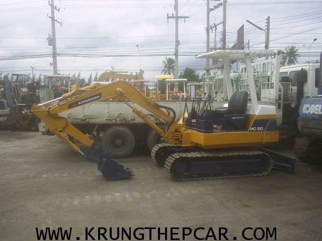 .ขาย รถขุด (แบ๊กโฮล) KOMATSU PC20-6 พร้อมใช้งานได้เลย เป็นรถนำเข้าจากญี่ปุ่น $A13-P6AT 1