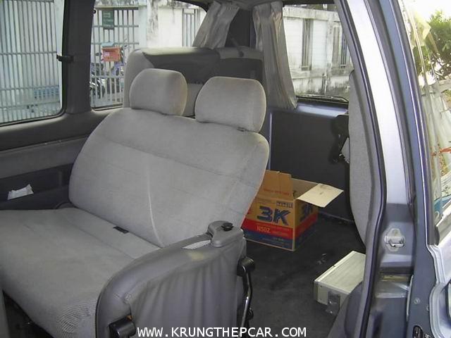 .ขายNISSAN SERENA2.0 AT ปี 1993 สีเทาฟ้า เกียร์ออโต้ รถตู้แวนMPV 7 ที่นั่ง $A00- 3