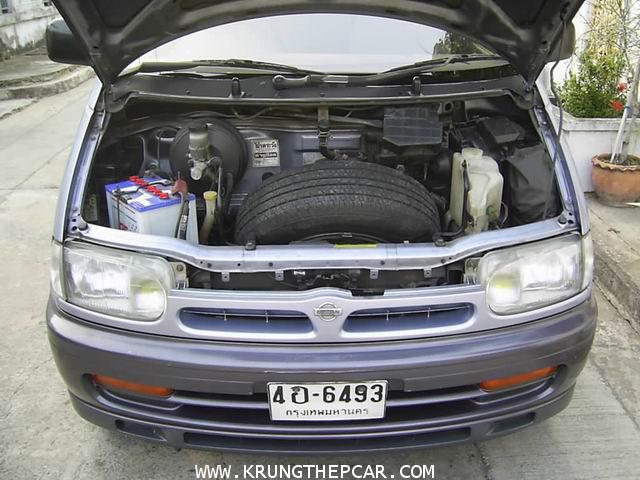.ขายNISSAN SERENA2.0 AT ปี 1993 สีเทาฟ้า เกียร์ออโต้ รถตู้แวนMPV 7 ที่นั่ง $A00- 4