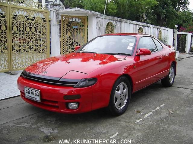 .ขาย TOYOTA CELICA 2.2 SUNROOF ปี 19สีแดง เกียร์ธรรมดา รถทูต หลังคาซันรูฟ ไม่เคยชน สวยที่สุด $A01-