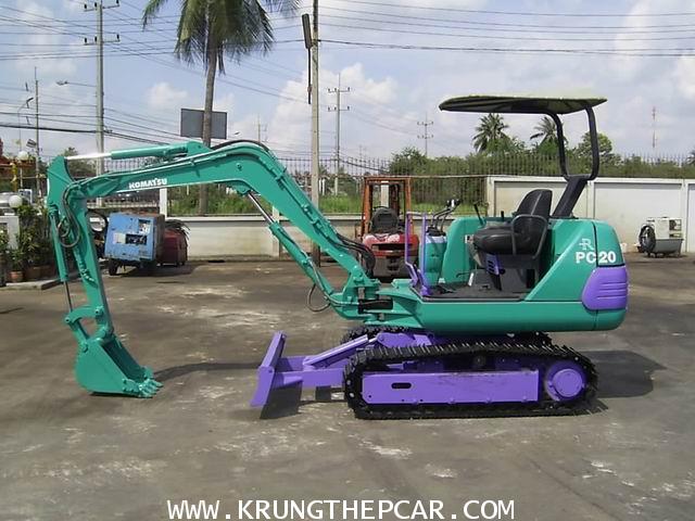 .ขายรถขุด KOMATSU PC20-7 ตีนเหล็ก นำเข้าจากญี่ปุ่น มีไลน์ไปร์ปิ้ง ใส่หัวเจอะกระแทรกได้เลย $A13-P6AU- 7