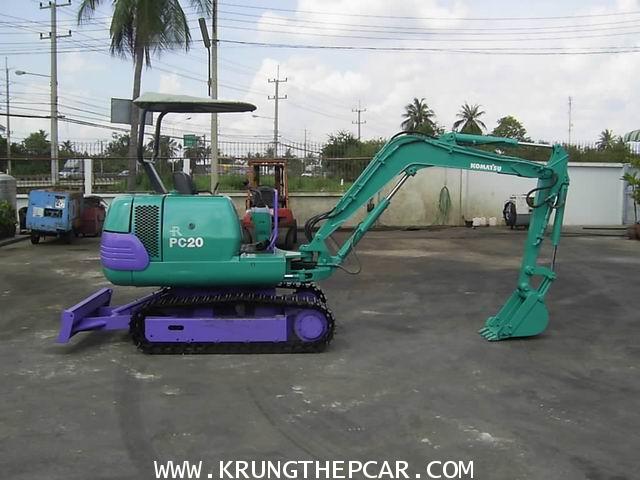 .ขายรถขุด KOMATSU PC20-7 ตีนเหล็ก นำเข้าจากญี่ปุ่น มีไลน์ไปร์ปิ้ง ใส่หัวเจอะกระแทรกได้เลย $A13-P6AU- 1