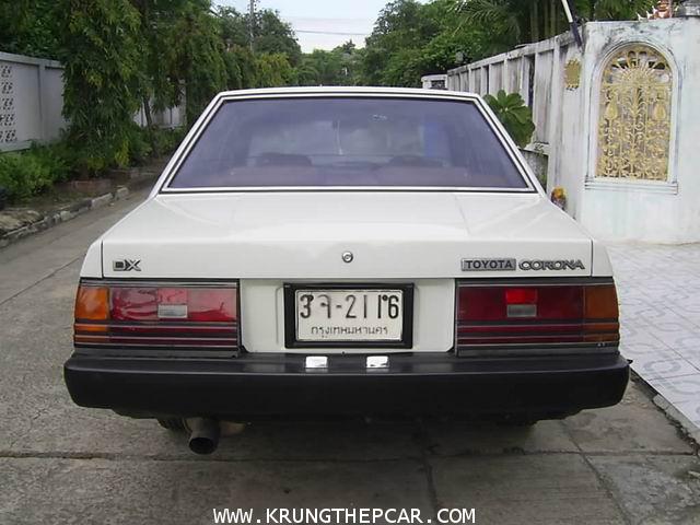 .ขายTOYOTA CORONA หน้าแหลม เครื่อง1JZเกียร์ออโต้ ปี 1984 สีขาว รถคุณหมอใช้$A17-SQZ 7