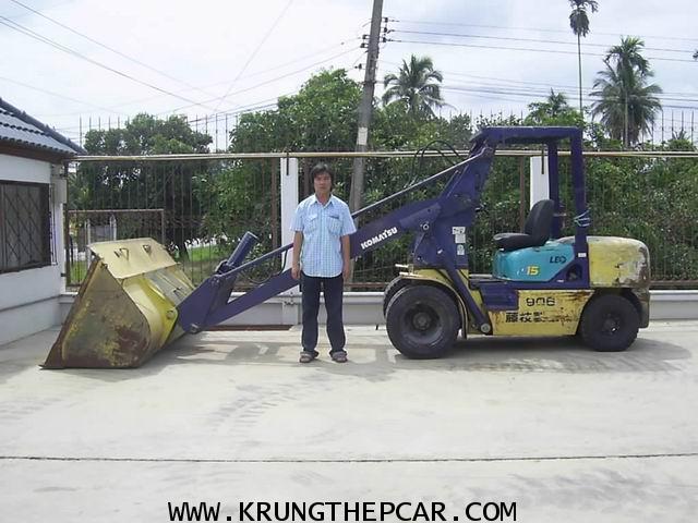 .ขาย รถตัก KOMATSU SD15 รุ่นใหม่ใช้น้อย สภาพใช้น้อย กระบวยใหญ่พิเศษ ตักได้เยอะ ยกได้สูงมาก$A13-S6AS- 1